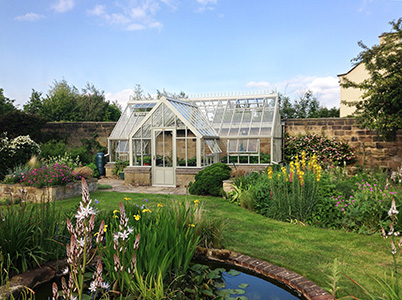 Custom made Victorian GH with large entrance porch in Yorkshire England