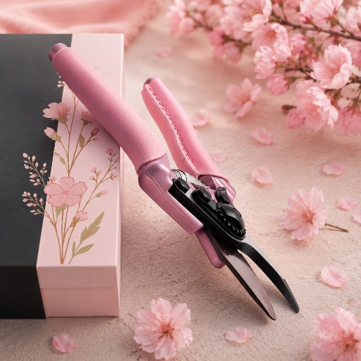 Pink Felco pruning shears