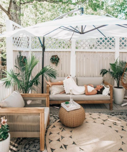 Beach Vibes most pinned patio on Pinterest