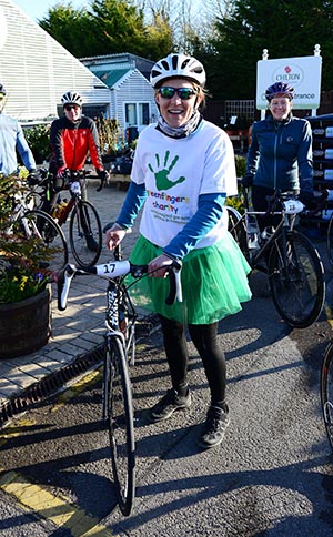 Heidi Towse on Start Line - Garden Re-leaf Day