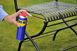 Gardening Hacks from WD-40 - garden furniture