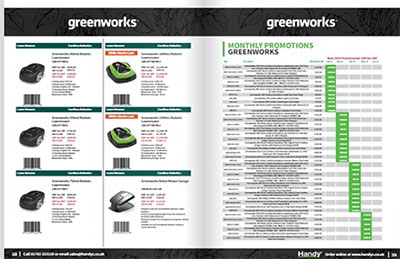 Handy Product Range Pricing 2024 brochure