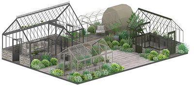 Hartley Botanic’s 2022 ‘Calm & Wellbeing’ RHS Tatton Park Flower Show tradestand