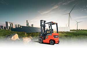 Lithium Lite on Sustainable - HELI forklift trucks