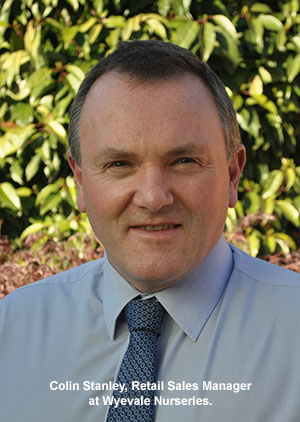 Colin Stanley, Retail Sales Manager at Wyevale Nurseries.