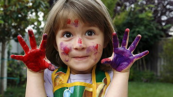 Rosy Cheeks Little girl