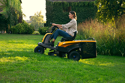 STIGA battery powered Ride On Mower