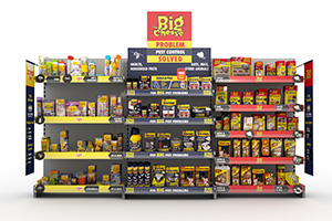 The Big Cheese 3m Bay Display