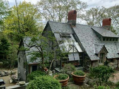 A bespoke Hartley Botanic Lean-to Glasshouse in Connecticut, US