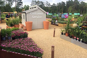 The Posh Shed Company Garden Centre Customer Service Shed