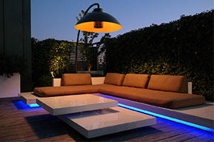 Outdoor living - a patio heater from Cuckooland
