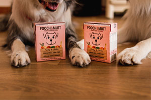 Pooch & Mutt, wet food cartons