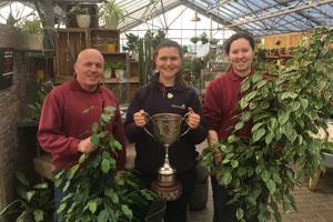 Perrywood staff garden centre awards