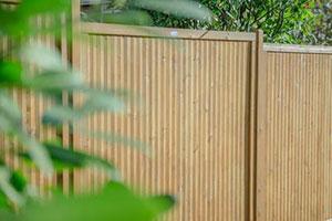 timber fence panel