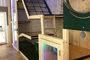 Indoor playground at garden centre