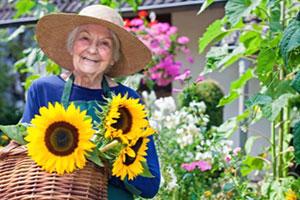 Gardens are a stimulating, peaceful outdoor environment for those with dementia