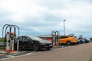 Rapid EV charging stations Brackley Hub Greer Fyfe