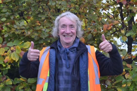 Geoff gets growing his tash again for Hereford hospice