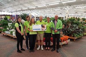 Staff at Haskins Garden Centre prepare for Bournemouth Half Marathon